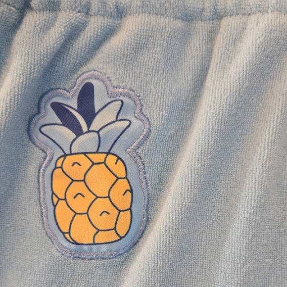 Kids Blue Hooded Swim Coverup - Picture 4 of 4